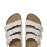 Papillio by Birkenstock Florida Flex Platform Slide Sandals for Women in Eggshell 