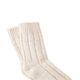 Birkenstock Cotton Twist Crew Socks for Women in White