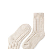 Birkenstock Cotton Twist Crew Socks for Women in White
