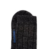 Birkenstock Cotton Twist Crew Socks for Men in Black