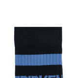 Birkenstock Cotton Crew Stripe Socks for Men in Black
