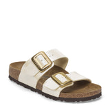  Birkenstock Sydney Luxe Buckle Sandals for Women in Pearl 