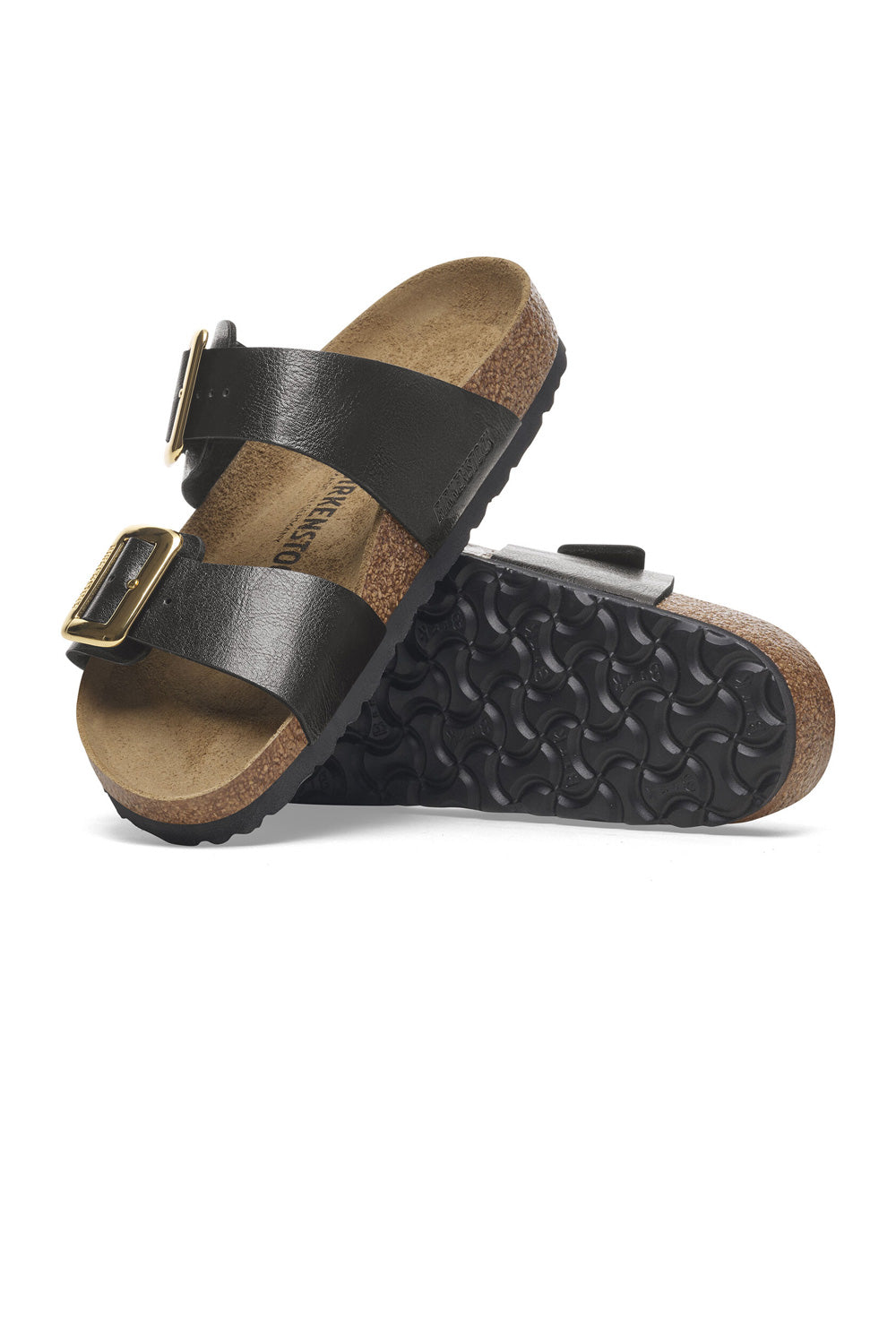 Birkenstock Sydney Luxe Buckle Sandals for Women in Black