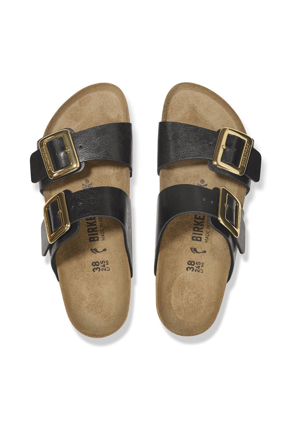Birkenstock Sydney Luxe Buckle Sandals for Women in Black