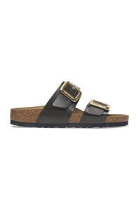 Birkenstock Sydney Luxe Buckle Sandals for Women in Black