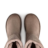 Birkenstock Uppsala Shearling Booties for Women in Grey Taupe