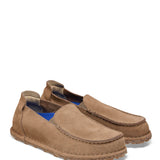 Birkenstock Utti Suede Leather Loafers for Men in Taupe