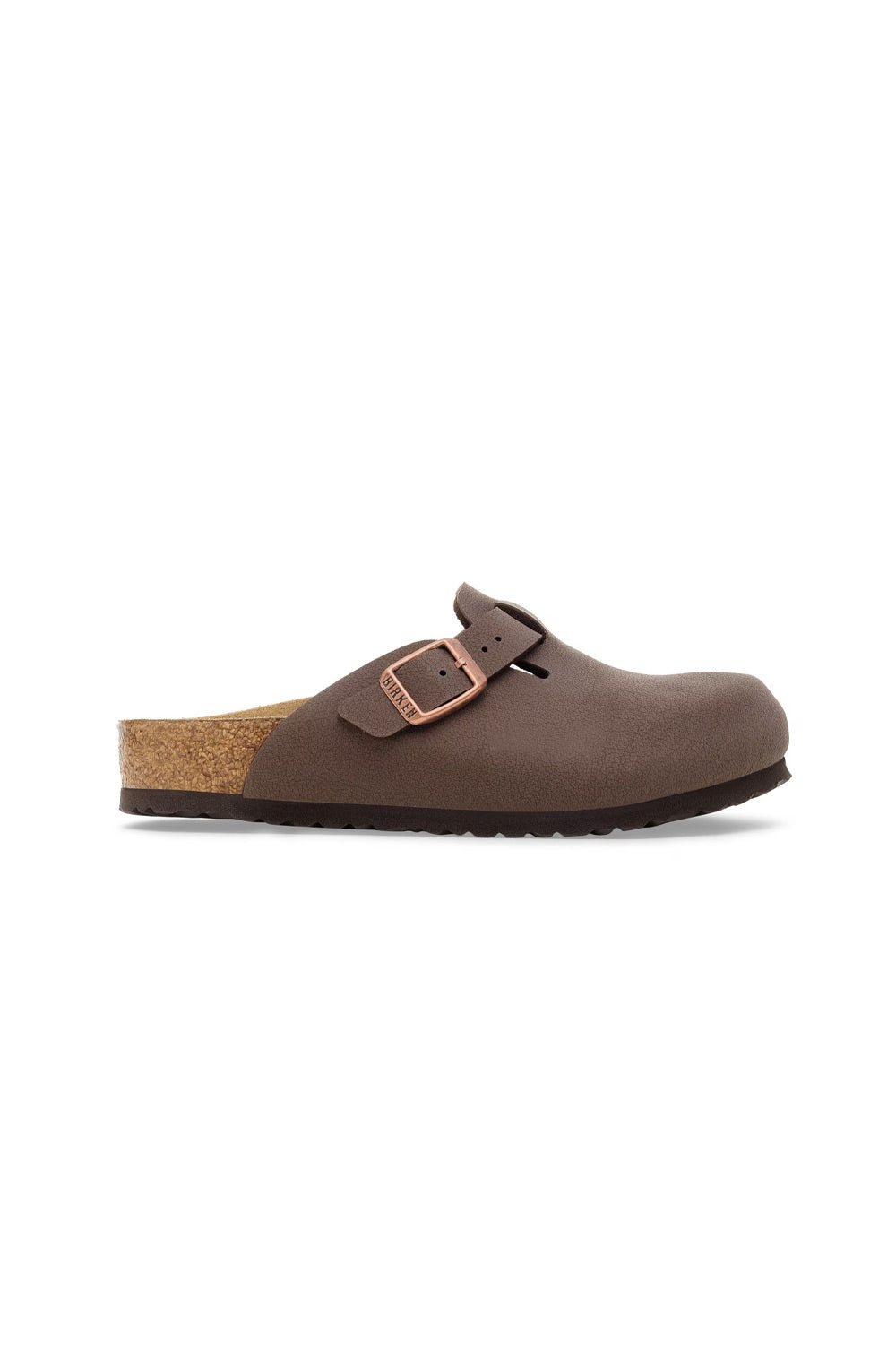 Birkenstock Youth Boston Birkibuc Clogs for Kids in Mocha