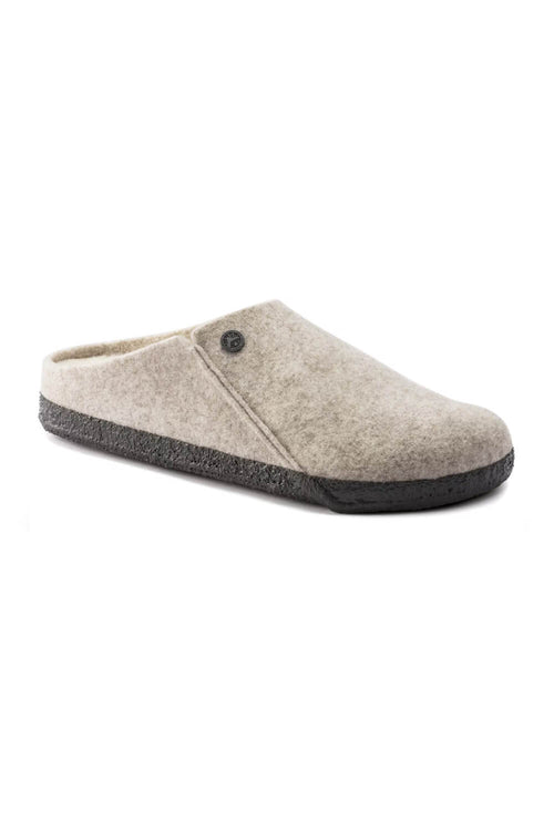 Birkenstock Zermatt Wool Felt Shearling Slippers for Women in Eggnog