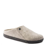 Birkenstock Zermatt Wool Felt Shearling Slippers for Women in Eggnog