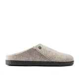 Birkenstock Zermatt Wool Felt Shearling Slippers for Women in Eggnog