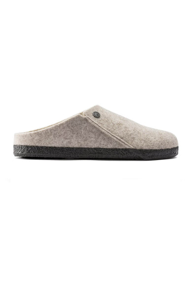Birkenstock Zermatt Wool Felt Shearling Slippers for Women in Eggnog