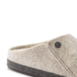 Birkenstock Zermatt Wool Felt Shearling Slippers for Women in Eggnog