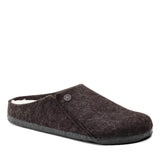 Birkenstock Zermatt Wool Felt Shearling Slippers for Men in Mocha
