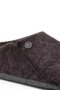 Birkenstock Zermatt Wool Felt Shearling Slippers for Men in Mocha