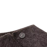 Birkenstock Zermatt Wool Felt Shearling Slippers for Men in Mocha