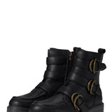 Blowfish Malibu Shoes Vigor Buckle Booties for Women in Black