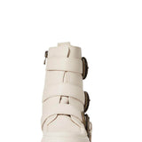 Blowfish Malibu Shoes Vigor Buckle Booties for Women in White
