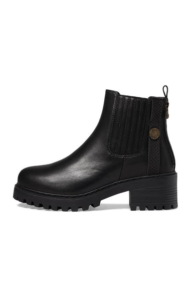 Blowfish Malibu Shoes Layten Lug Booties for Women in Black
