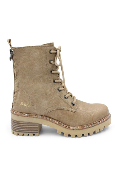 Blowfish Malibu Shoes Leith Lace Lug Booties for Women in Brown