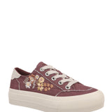 Blowfish Malibu Sadie-Sun Floral Sneakers for Women in Deep Red