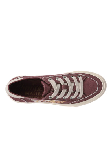 Blowfish Malibu Sadie-Sun Floral Sneakers for Women in Deep Red