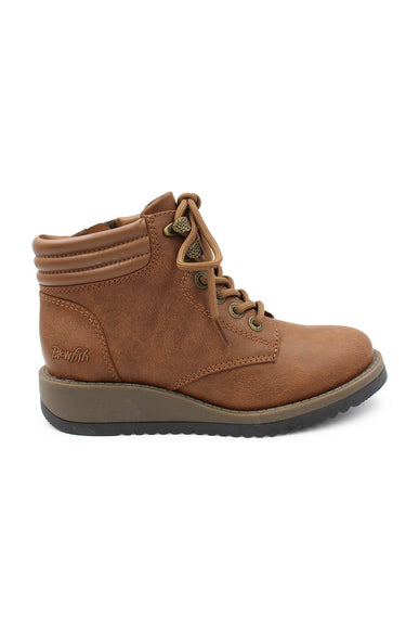 Blowfish Malibu Shoes City Lace Up Booties for Women in Brown