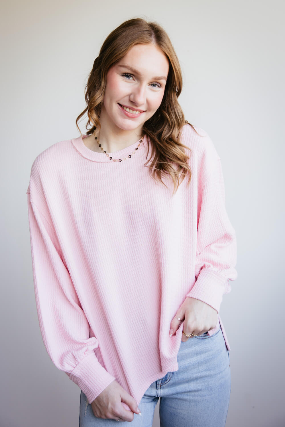 blu-pepper-solid-crewneck-rose