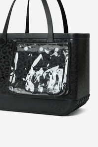 Bogg Bag Original Large Bogg Bag in Onyx Leopard Black