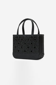Bogg Bag Bitty Bogg Bag in Onyx Leopard Black