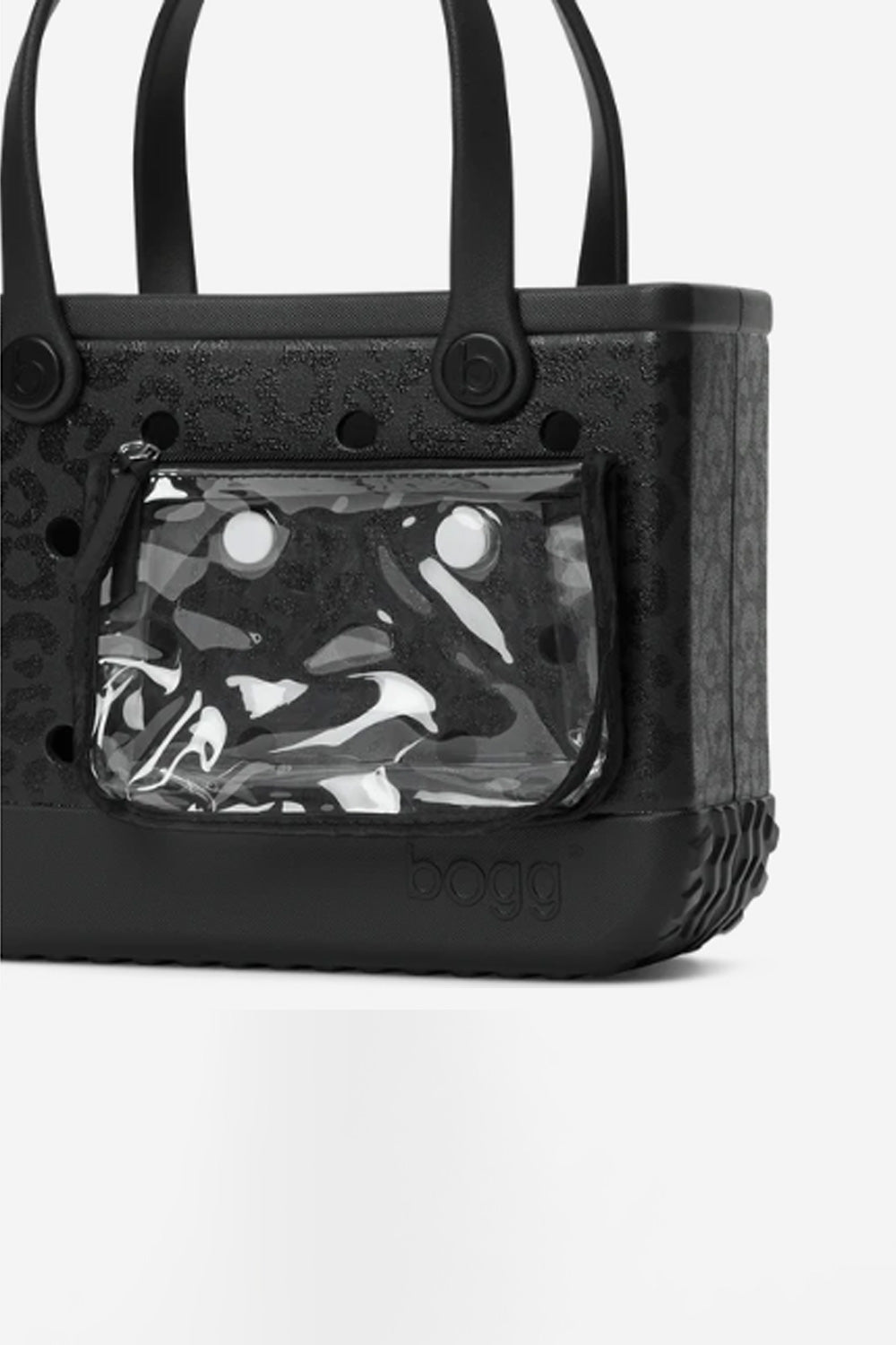 Bogg Bag Bitty Bogg Bag in Onyx Leopard Black