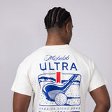 Michelob Ultra Driver T-Shirt for Men in Cream