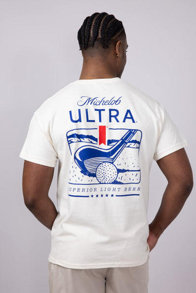 Michelob Ultra Driver T-Shirt for Men in Cream