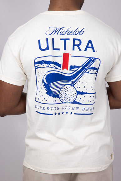 Michelob Ultra Driver T-Shirt for Men in Cream