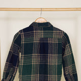 Brooklyn Cloth Youth Sherpa Lined Shacket for Boys in Green