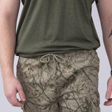 Brooklyn Cloth Washed Twill Shorts for Men in Charcoal