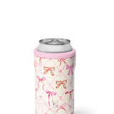 BruMate 12 oz. Hopsulator Slim Can Cooler in Pink Bows