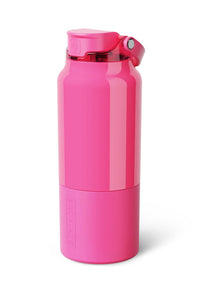 BruMate Rise 35 oz Water Bottle in Neon Pink