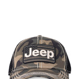 Jeep Camo Flag Trucker Hat for Men in Camo