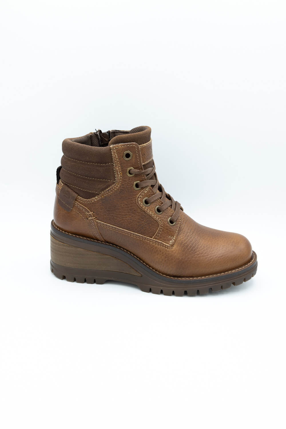 Leather cognac booties clearance