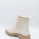 B52 by Bullboxer Lug Booties for Women in Off White