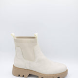 B52 by Bullboxer Lug Booties for Women in Off White