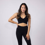 Buttery Soft Flare Leggings for Women in Black