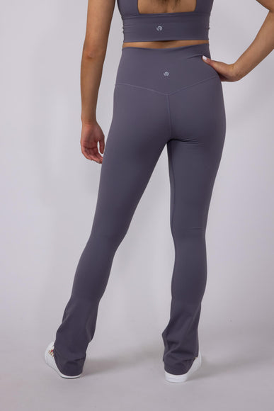 Buttery Soft Flare Leggings for Women in Charcoal