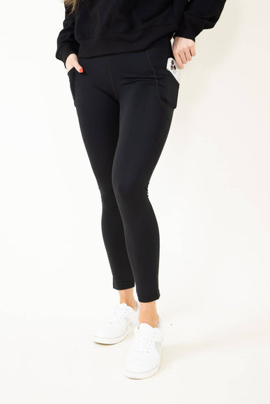 By Together Finish Line Active Leggings for Women in Black