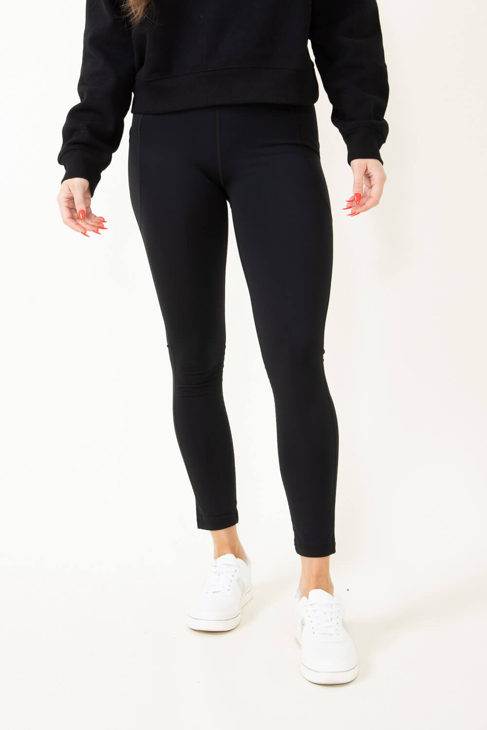 By Together Finish Line Active Leggings for Women in Black