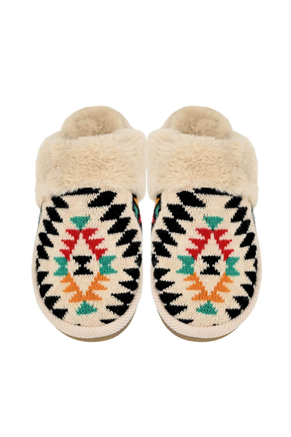 靴 CITYSHOP C ME SKIN SLIPPERS c-c-beanie-aztec-pattern-