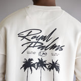Royal Palms Crewneck for Men in Sand 