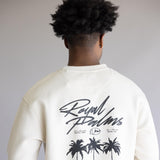 Royal Palms Crewneck for Men in Sand 