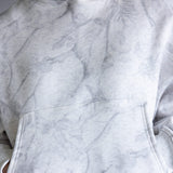 Camo Fleece Hoodie for Women in Grey